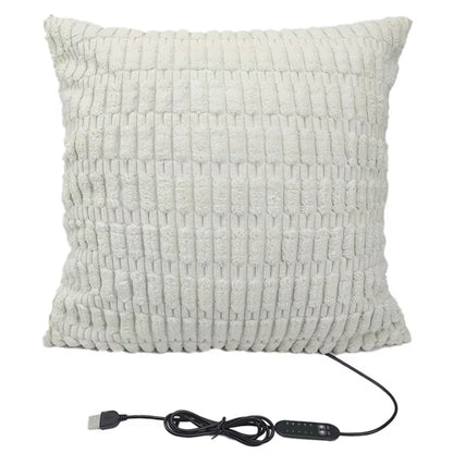 45X45Cm USB Electric Cushion Portable Heating Pillow 5-Block Temperature Control Menstrual Cramps Period Pain Relief Heated Pad