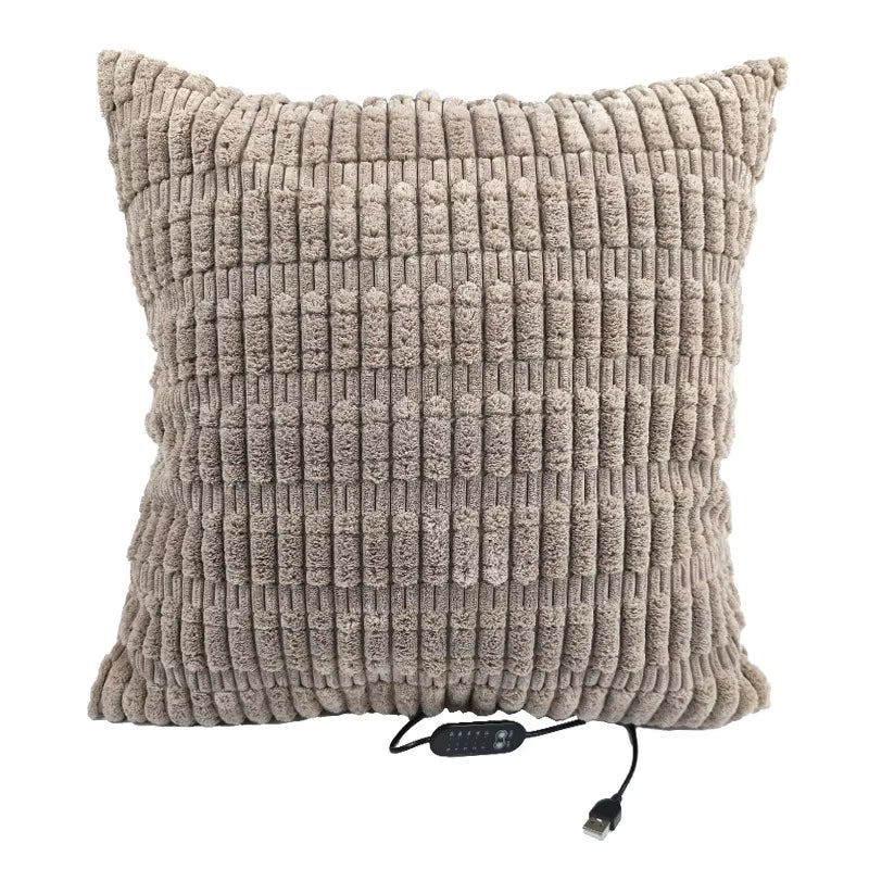 45X45Cm USB Electric Cushion Portable Heating Pillow 5-Block Temperature Control Menstrual Cramps Period Pain Relief Heated Pad