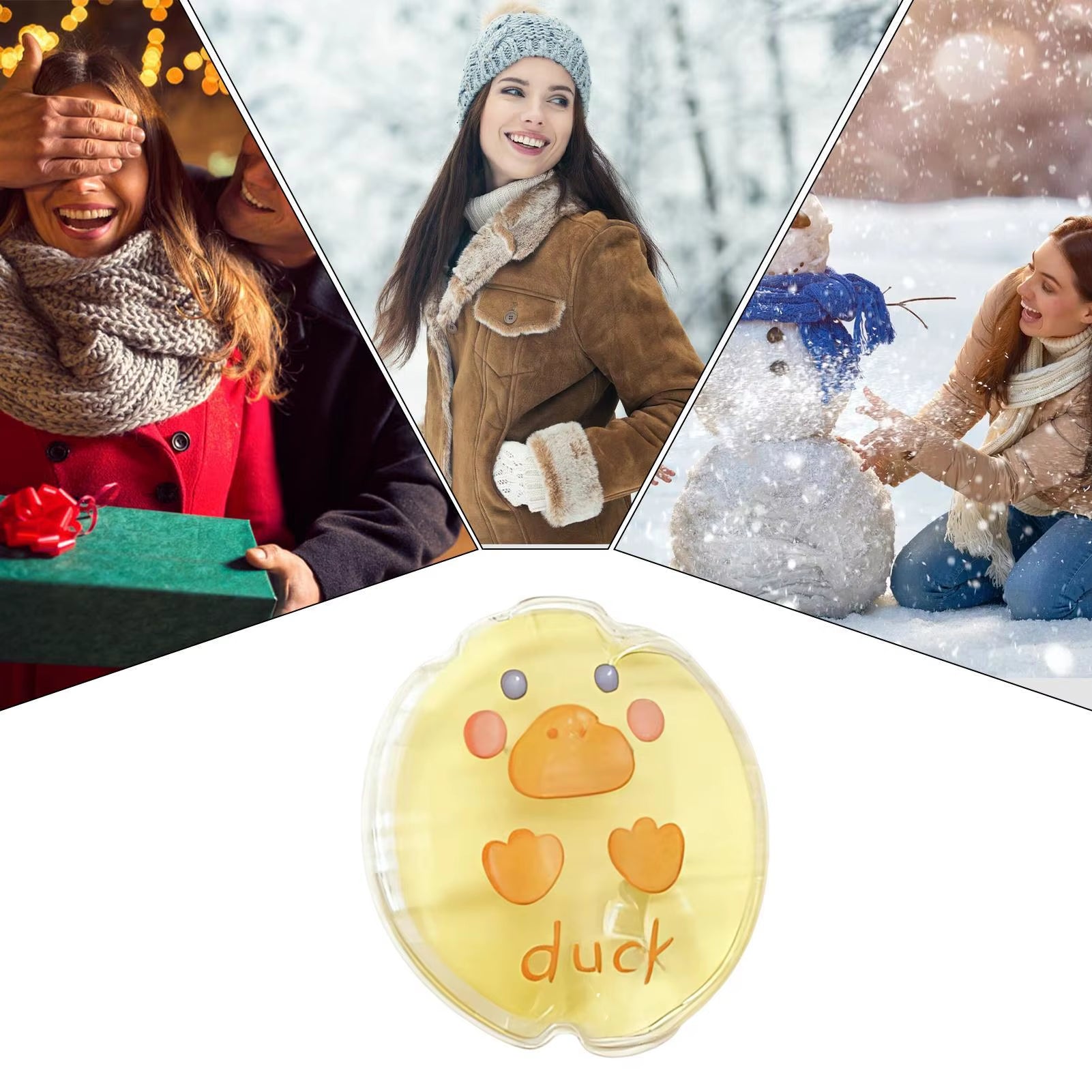 Hand Warmer Portable Pinch-To-Heat Palm Heater Reusable Pocket Heater for Student Women Teen Girl Child Men Outdoor Winter