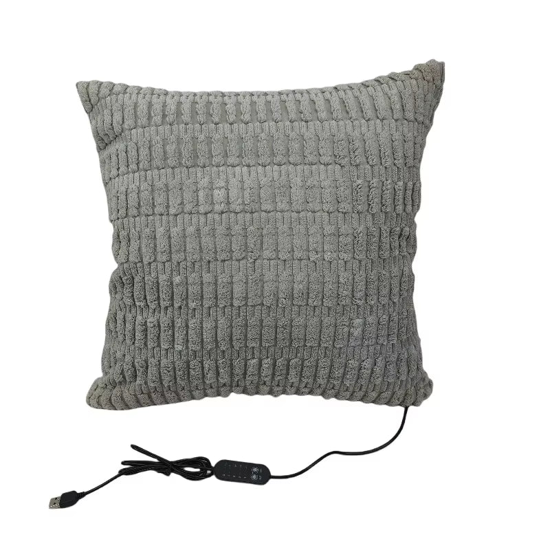 45X45Cm USB Electric Cushion Portable Heating Pillow 5-Block Temperature Control Menstrual Cramps Period Pain Relief Heated Pad